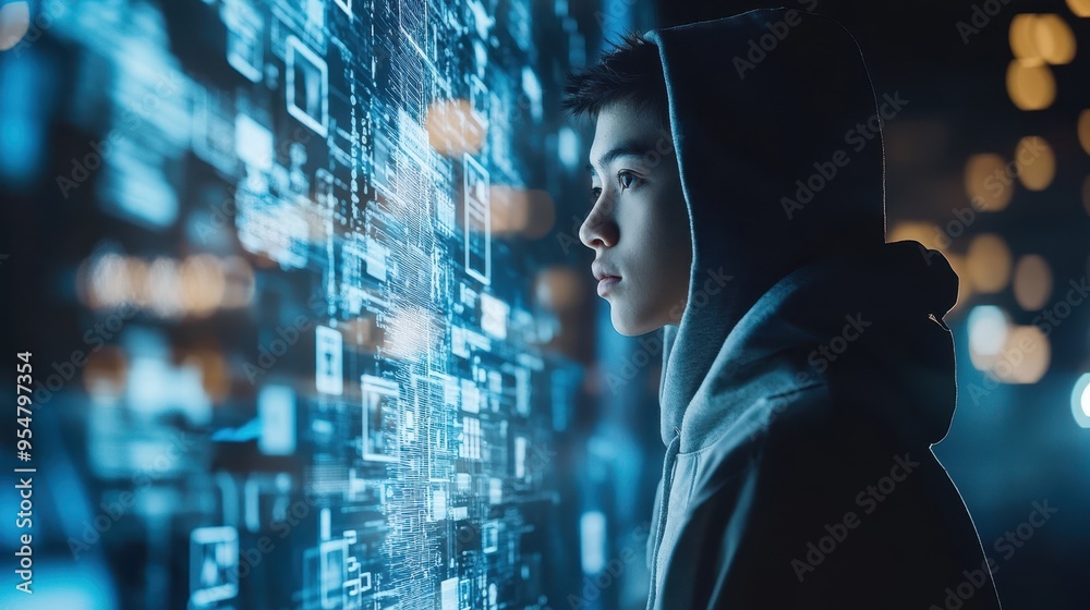 Futuristic Technology and Data Visualization