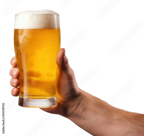 PNG Beer holding drink lager.
