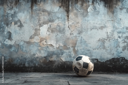 Grunge Soccer Background