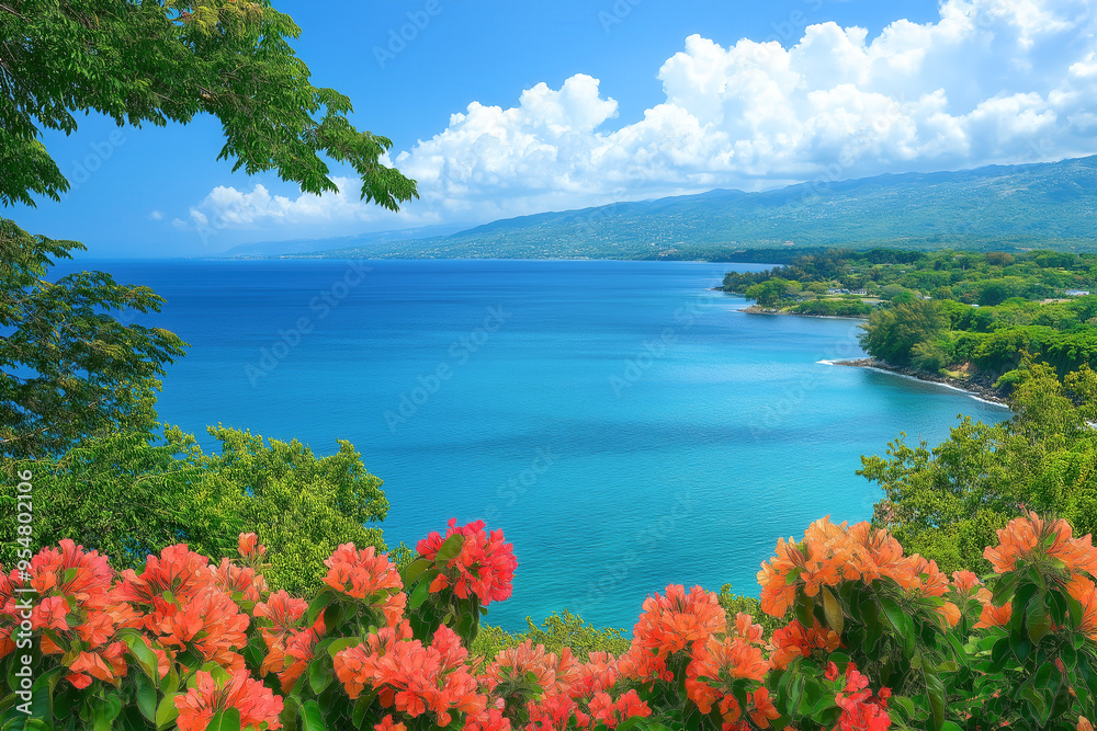 Naklejka premium Jamaica Background