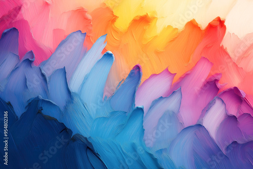 Multicoloured Abstract Back...