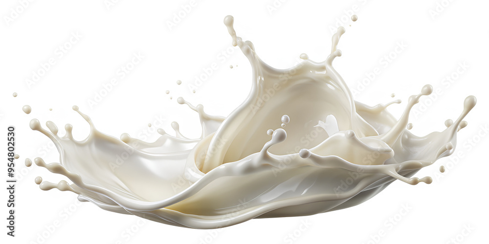 Milk splash border pattern, Silk and smooth, has natural lighting and soft shadows, isolated on white background. clipping path Milk splash border pattern, Silk and smooth, has natural lighting and soft shadows, isolated on white background. clipping path