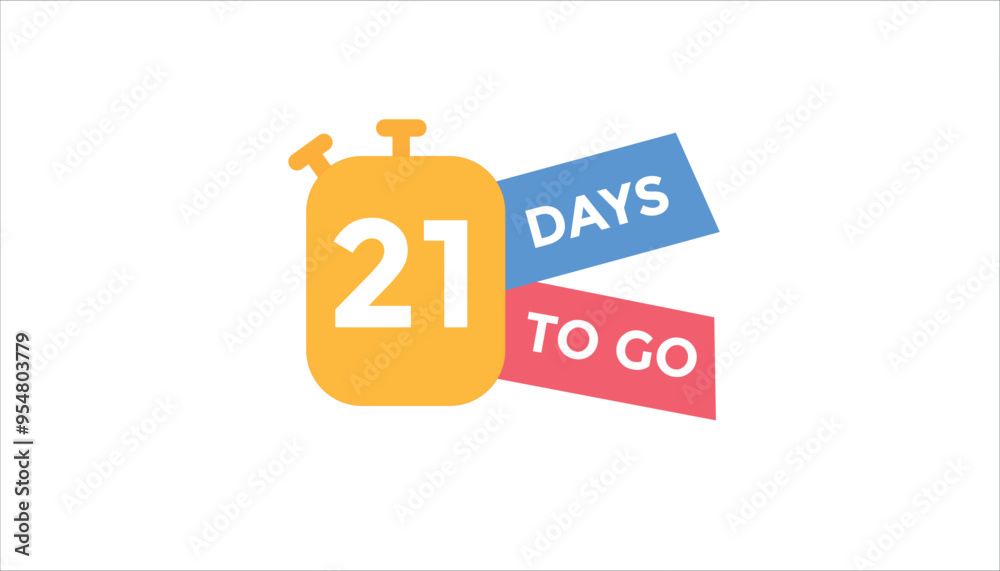 23 days left Countdown number banner templates. time icon. Vector Illustration 23 days left Countdown number banner templates. time icon. Vector Illustration