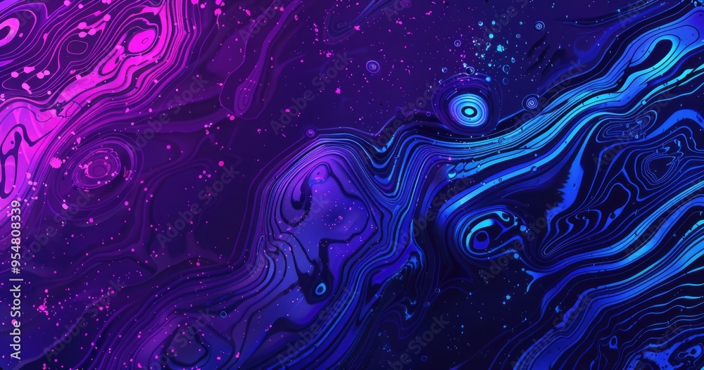 A vibrant abstract design featuring swirling patterns in shades of purple and blue, evoking a cosmic or fluid aesthetic. A vibrant abstract design featuring swirling patterns in shades of purple and blue, evoking a cosmic or fluid aesthetic.