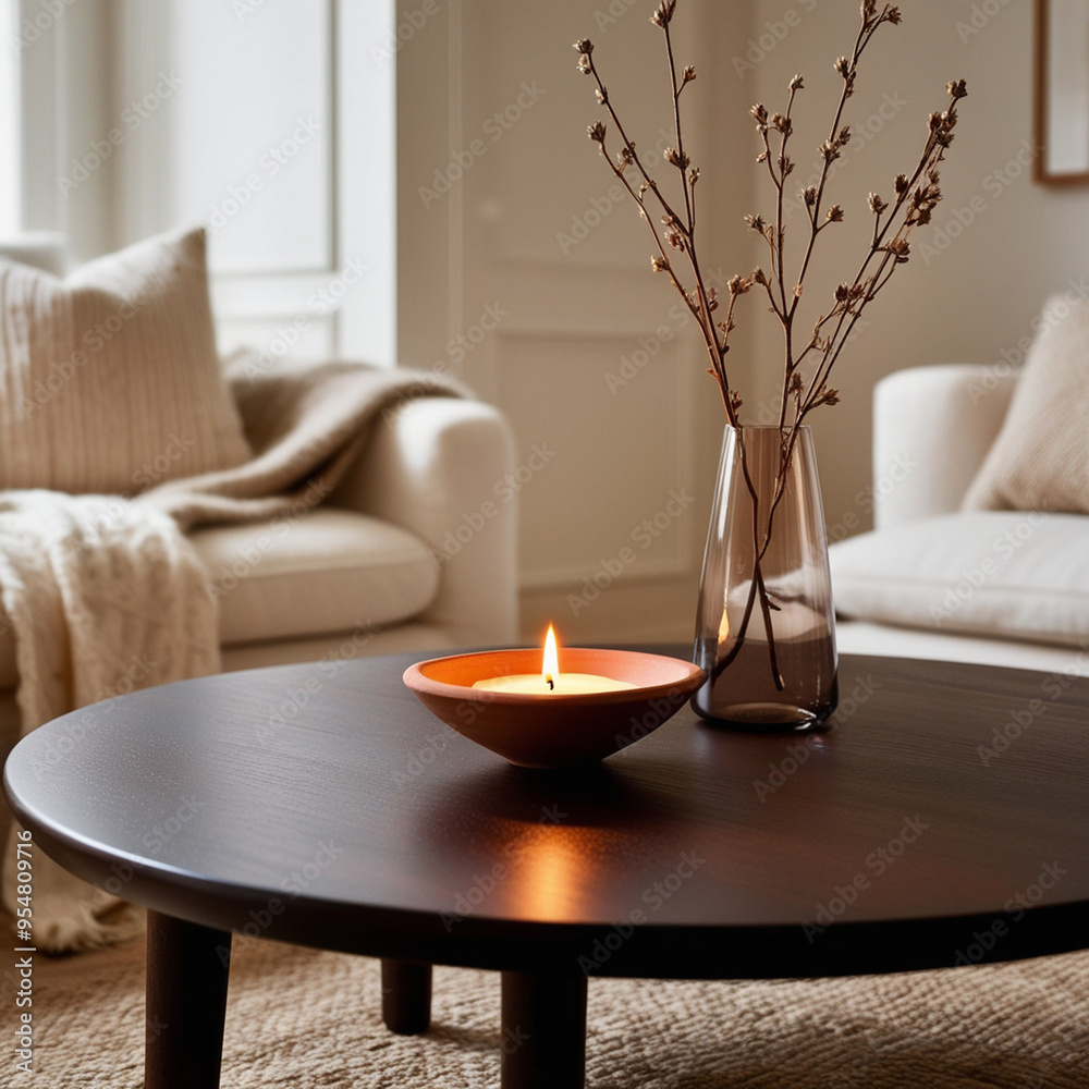 Cozy Living Room Scene Cozy Living Room Scene