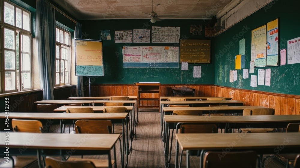Abandoned Classroom: A Relic of the Past Abandoned Classroom: A Relic of the Past
