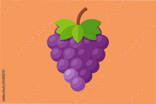 Grape Vector Illustration for Creative Projects