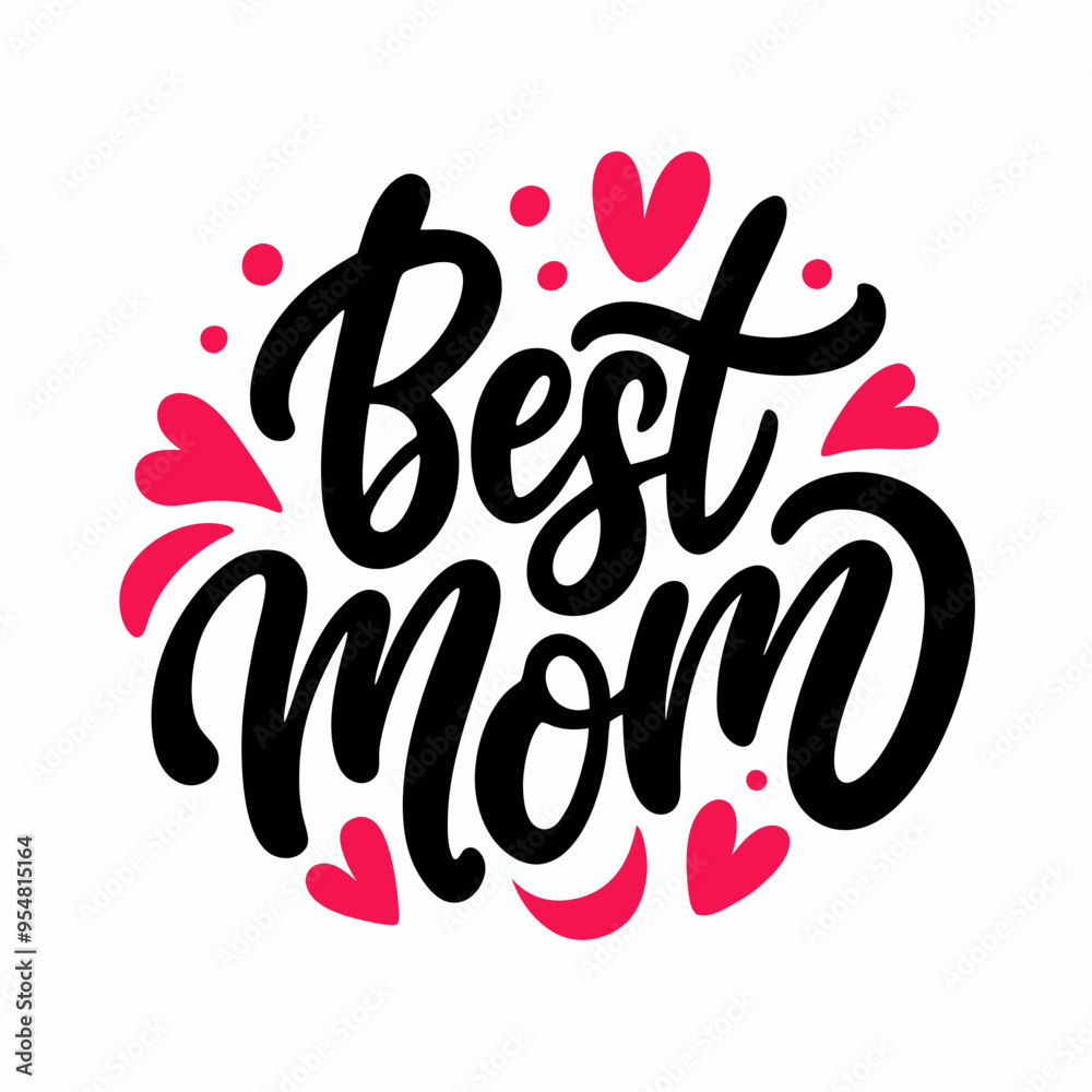 Best mom vector typography design Best mom vector typography design