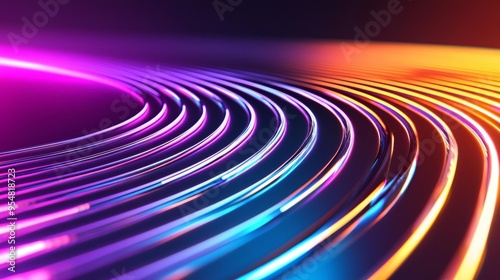 Vibrant gradient with jagged lines, abstract background, edgy and dynamic photo