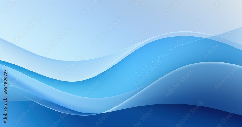 A smooth gradient of blue waves creating a calming and modern background suitable for various design purposes. A smooth gradient of blue waves creating a calming and modern background suitable for various design purposes.