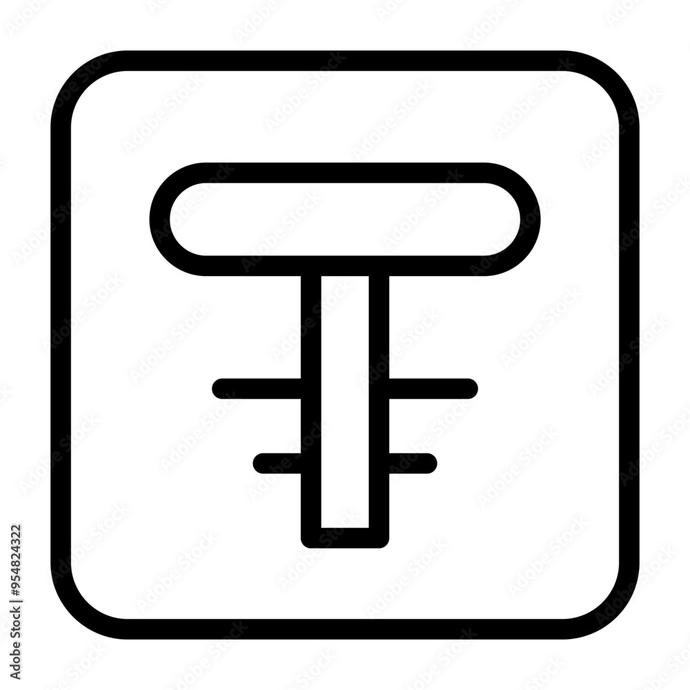 Switch icon in thin line style vector illustration graphic design Switch icon in thin line style vector illustration graphic design