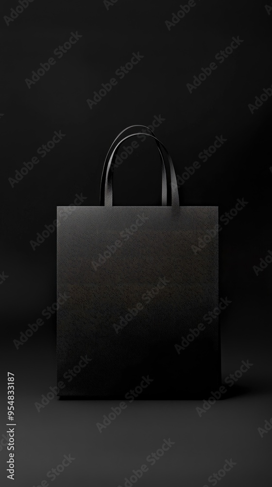 classic minimalistic design of paper bag for a luxury brand with generative ai classic minimalistic design of paper bag for a luxury brand with generative ai