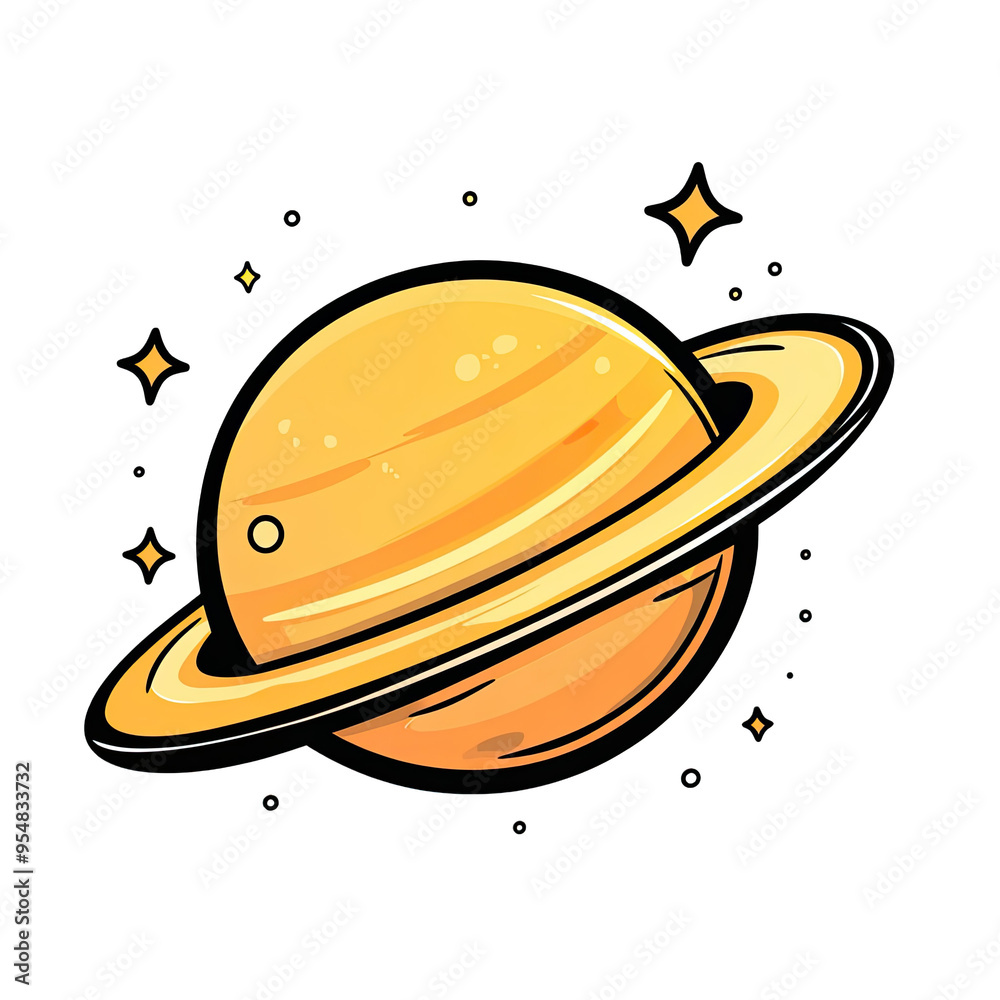 A vibrant illustration of Saturn featuring its iconic rings and a celestial backdrop filled with stars. A vibrant illustration of Saturn featuring its iconic rings and a celestial backdrop filled with stars.