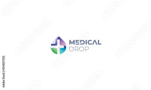 Medical drop creative unique design vector logo Free Download Medical drop creative unique design vector logo - GFXLoad
