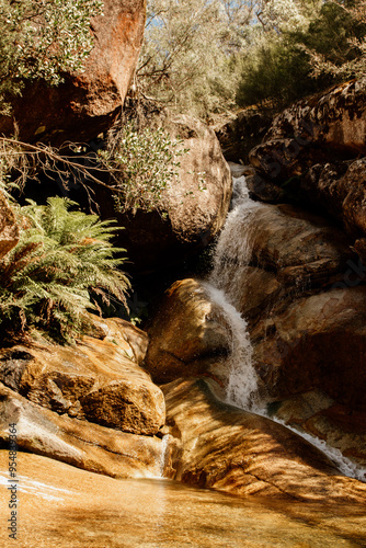 Nature walk water fall photo