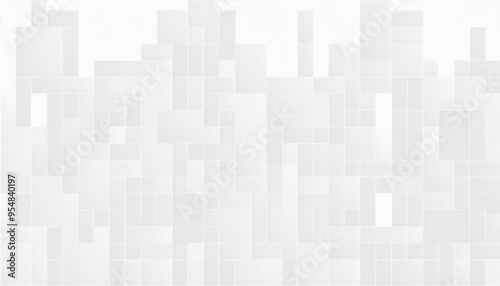 Abstract business concept misty backdrop with grey squares 3d geometric pattern, Geometric abstract white scaled cube boxes block background, seamless white, modern or grey geometric background.