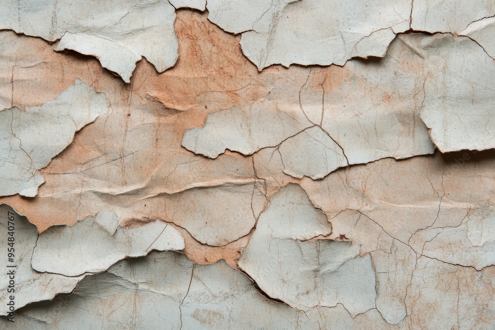 A Close-Up of Cracked and Peeling Paint, Revealing Layers of Time and Texture. A Close-Up of Cracked and Peeling Paint, Revealing Layers of Time and Texture.