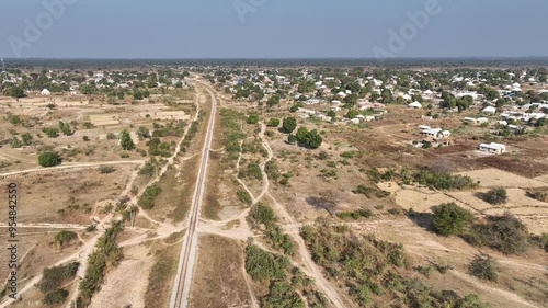 african village in serengeti