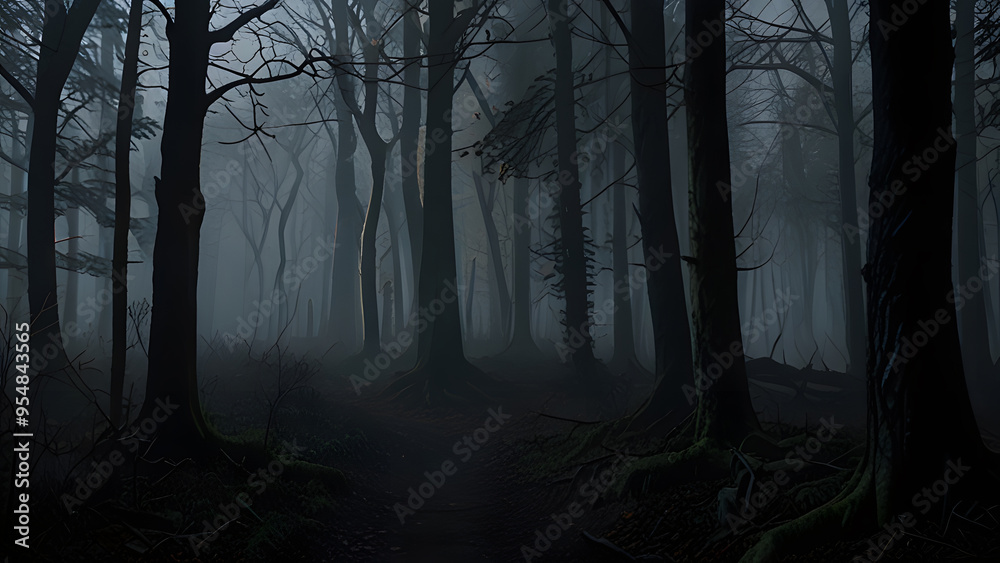 Fototapeta premium fog in the forest