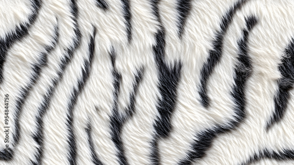 Realistic fur zebra seamless pattern Realistic fur zebra seamless pattern