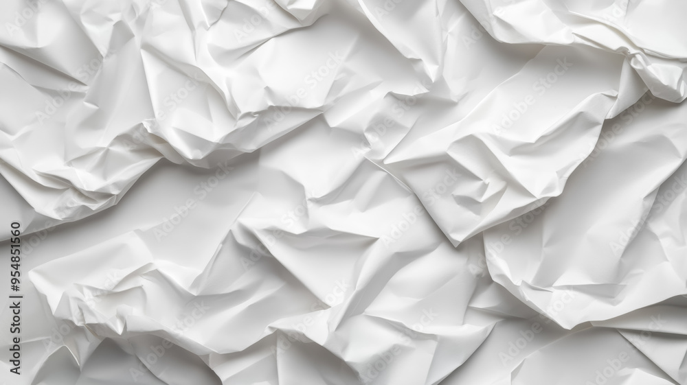 Softly crumpled paper background in light grey tones with subtle creases and folds for an organic texture Softly crumpled paper background in light grey tones with subtle creases and folds for an organic texture