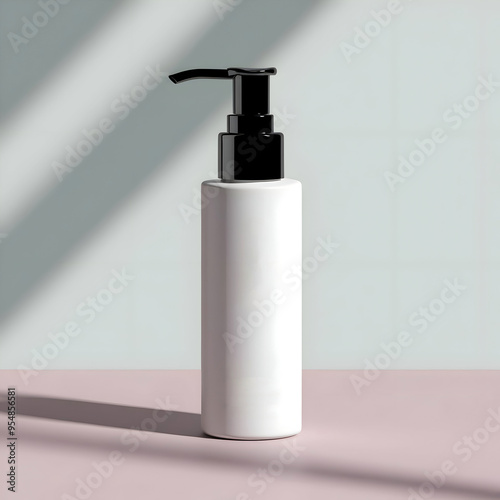 White Cosmetic Spray Bottle Mockup