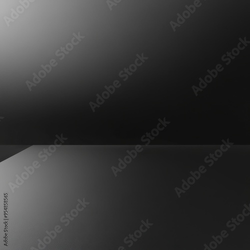 Abstract Black and Grey Gradient Background - Minimalist Design, Modern Style.