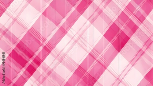 pink plaid background