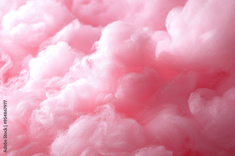 Seamless Cotton Candy Pink Pattern Seamless Cotton Candy Pink Pattern