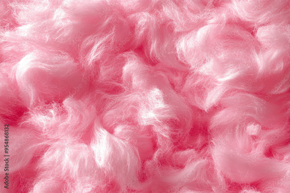 Fototapeta premium Cotton Candy Pink Seamless Pattern
