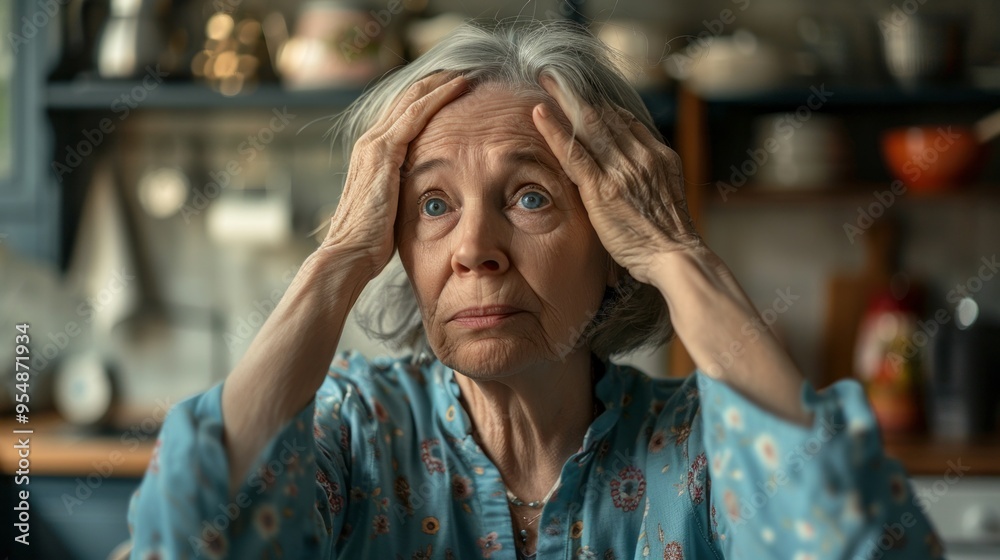 A woman with a surprised look on her face A woman with a surprised look on her face