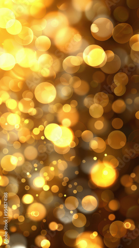 Soft Focus Gold Lights Design