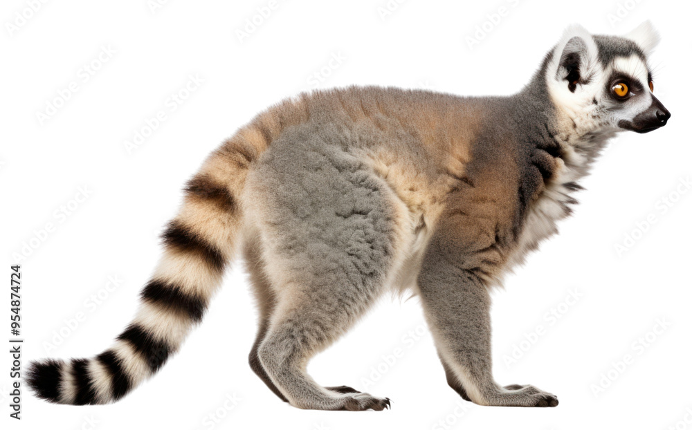 Fototapeta premium PNG Lemur wildlife animal mammal.