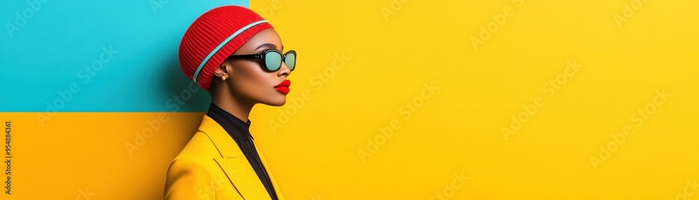 Sleek Minimalism in Modern Fashion Portraiture with Bold Colors and Contemporary Styling Sleek Minimalism in Modern Fashion Portraiture with Bold Colors and Contemporary Styling