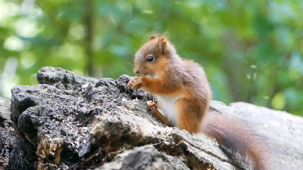squirrel eating nut squirrel eating nut