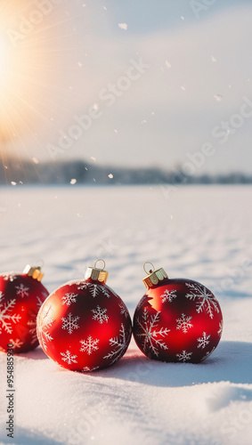 Christmas, background, copy space, Generative AI