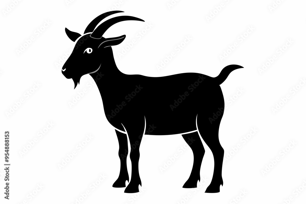 goat silhouette, dairy goat vector silhouette, baby goat silhouette goat silhouette, dairy goat vector silhouette, baby goat silhouette
