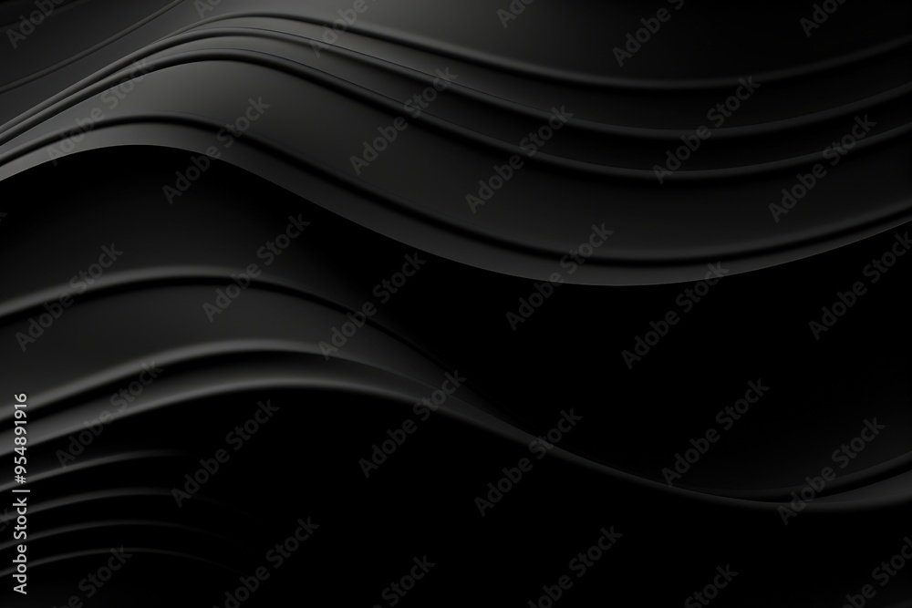 Abstract Black Wavy Lines Abstract Black Wavy Lines