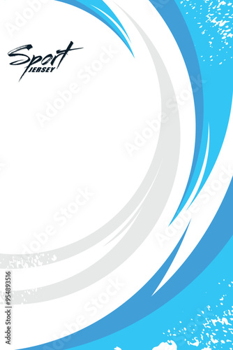 Sports jersey and t-shirt template. Sports design for football, racing, gaming jersey Vector EPS 10