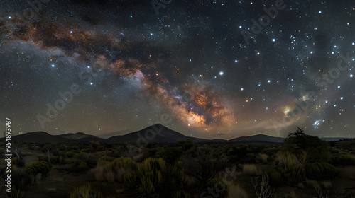 The constellation of Pavo glowing in the southern night sky.