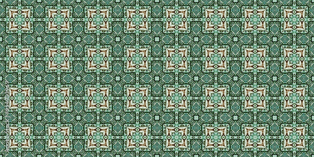 Fototapeta premium seamless carpet pattern. Kaleidoscope art texture