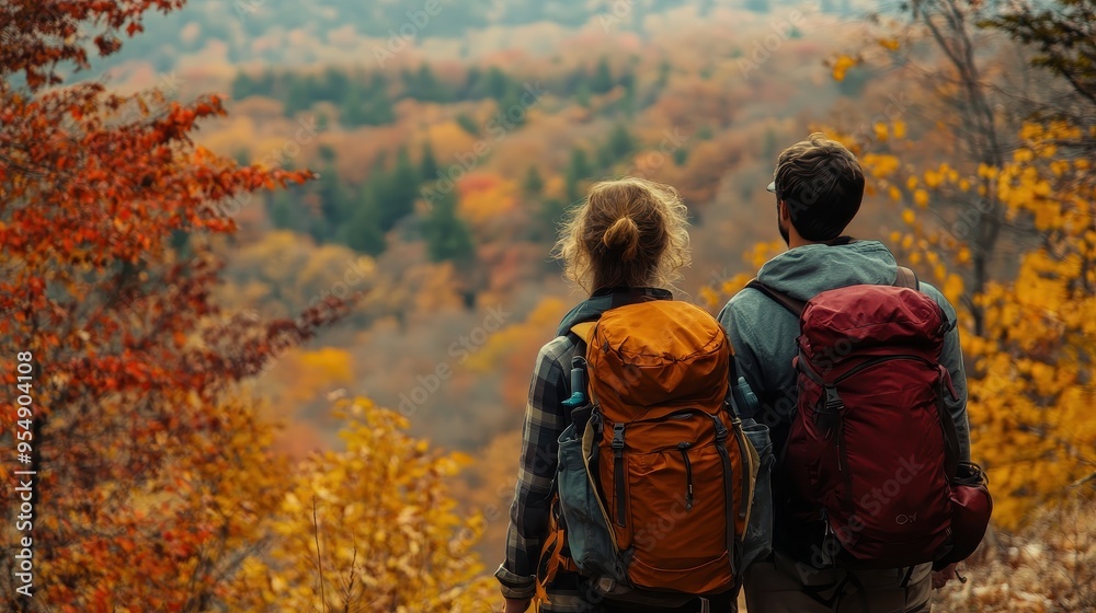 Hiking Through the Vibrant Autumn Foliage Hiking Through the Vibrant Autumn Foliage