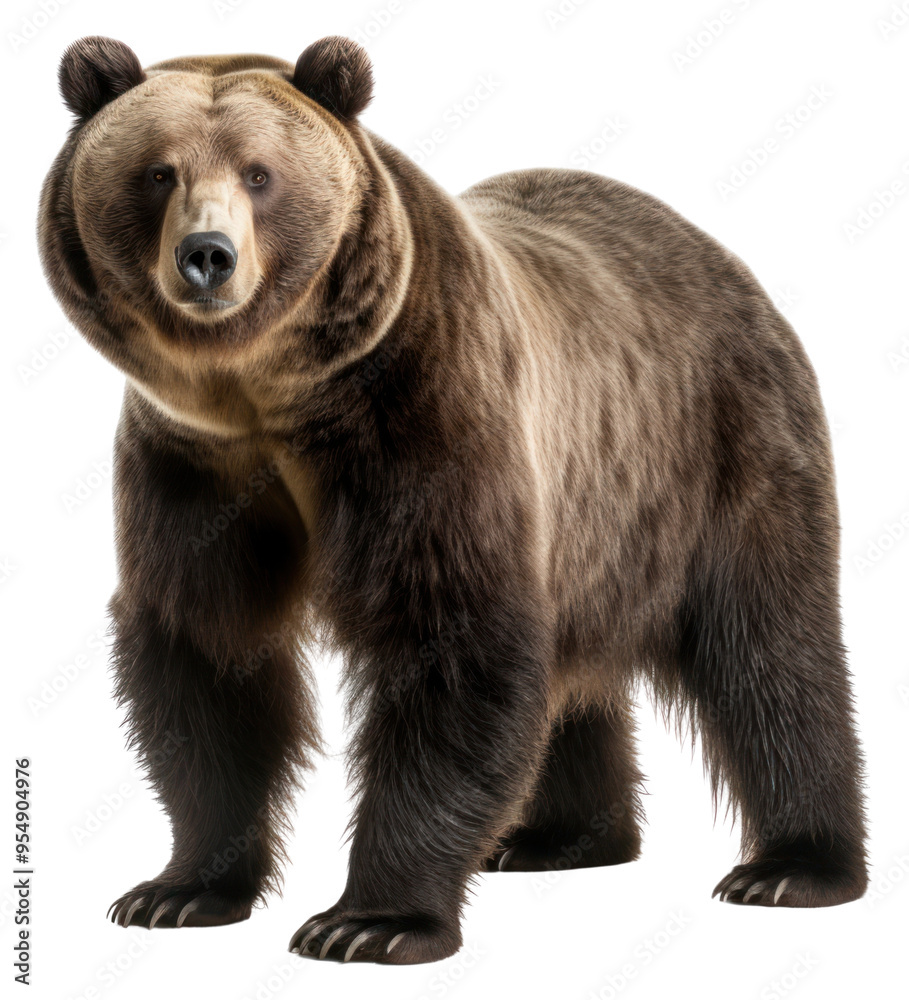 Fototapeta premium PNG Bear wildlife mammal animal.