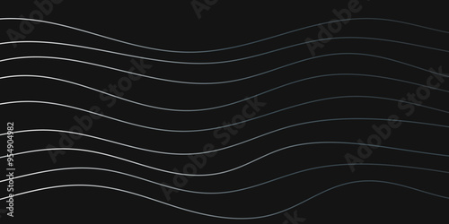 The Confluence of Fluid Waves, Abstract Lines, and Curves in a Harmonious Vector Stroke Design