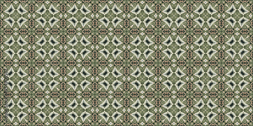 seamless carpet pattern. Kaleidoscope art texture