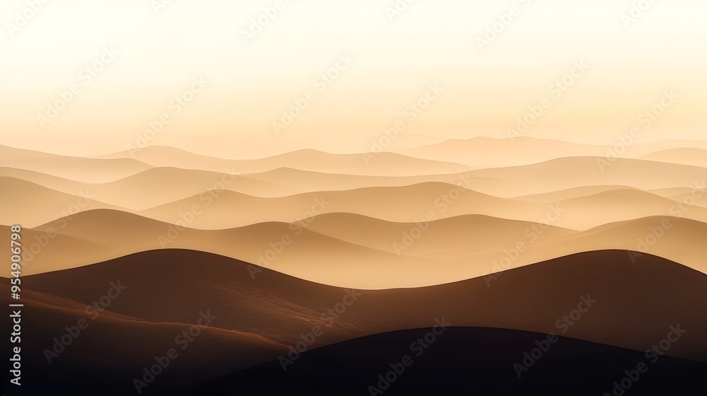Smooth Earth Tone Gradient Transitioning from Deep Browns to Soft Beiges