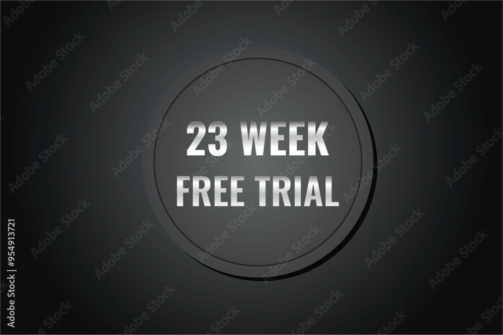 23 week free trial banner design. 23 weeks free banner background
23 week free trial banner design. 23 weeks free banner background