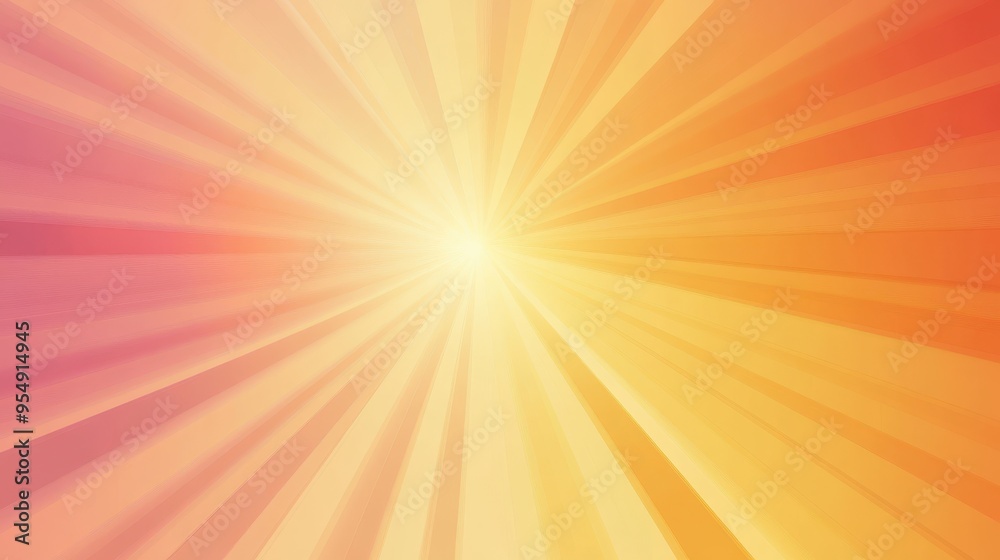 Abstract Sunburst Background in Orange, Yellow and Pink Hues. Abstract Sunburst Background in Orange, Yellow and Pink Hues.