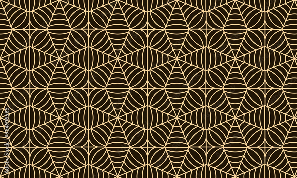 Background pattern based on a spider web. Vector