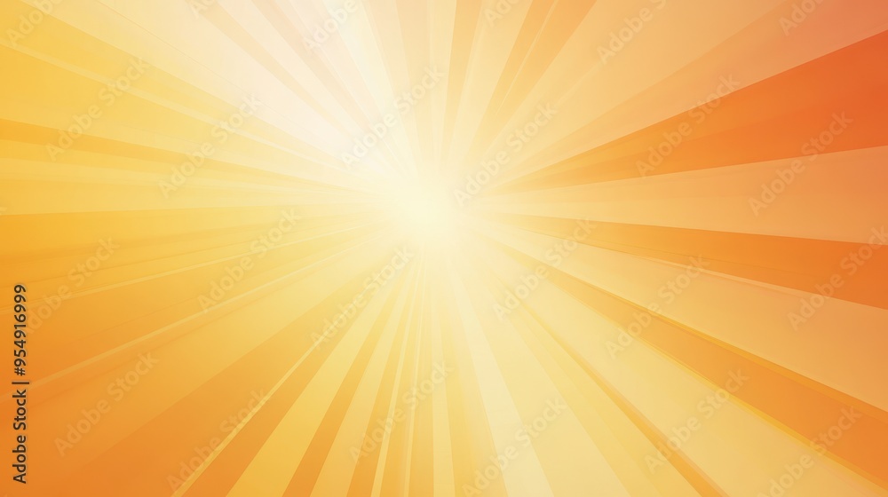 Abstract Sunburst Background with Bright Yellow and Orange Rays Abstract Sunburst Background with Bright Yellow and Orange Rays